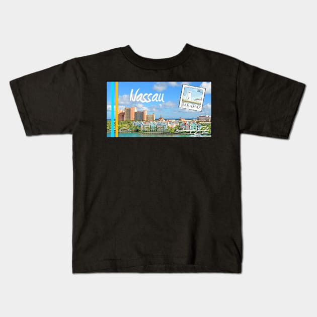 Nassau bahamas Kids T-Shirt by richercollections